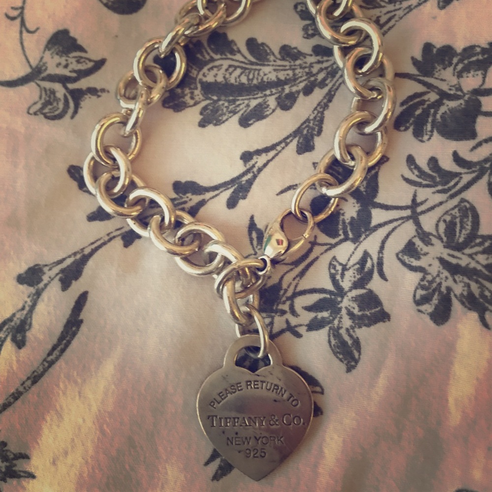 Tiffany silver charm bracelet